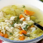 Lemon Chicken Orzo Soup In Rice Cooker
