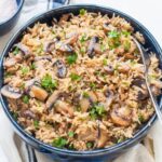 Mushroom Rice In Rice Cooker