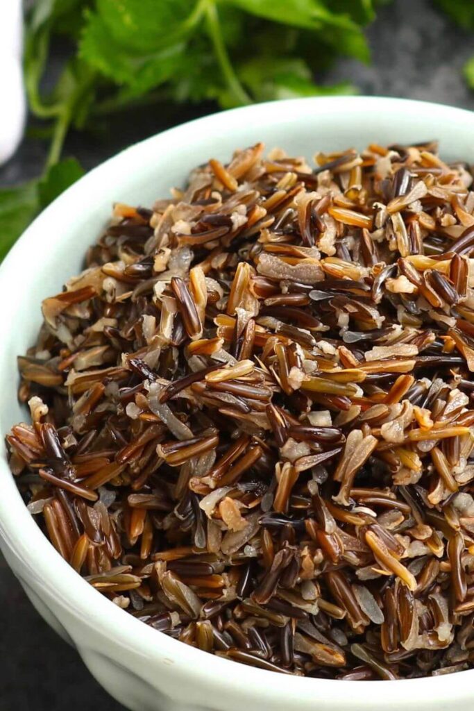 Wild Rice In Aroma Rice Cooker